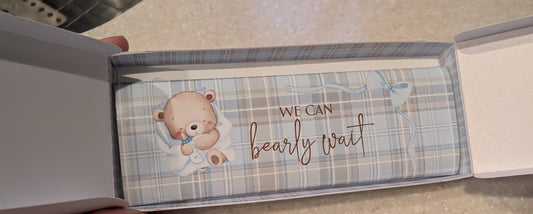Baby Boy Candy Bar Holder